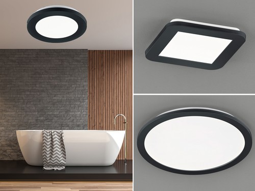 Schwarze led deckenlampen mit - led,