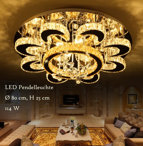 Kristall led deckenleuchte - led,